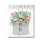 Stupell Industries Blue And Pink Blooming Roses Spring Plant Basket Canvas Wall Art